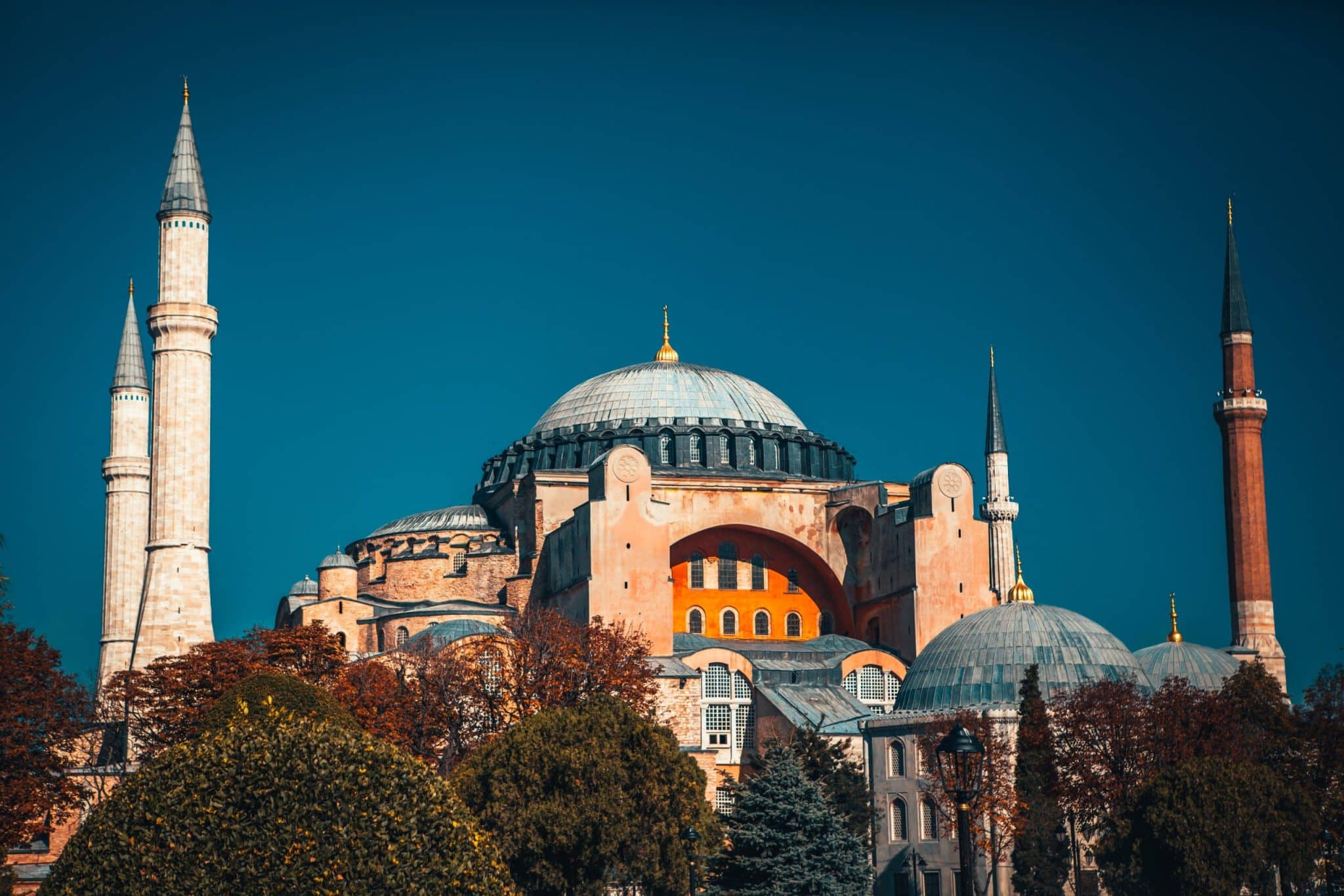 Überblick über die Hagia Sophia Moschee